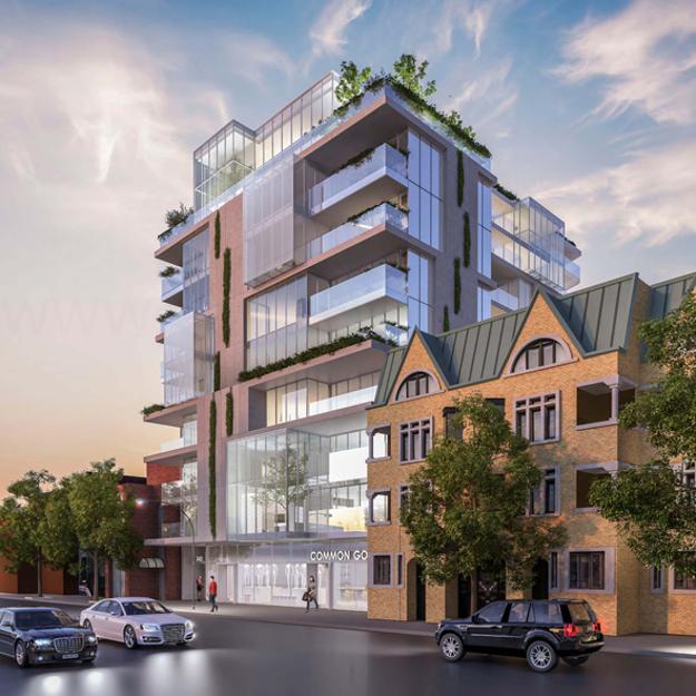 346 Davenport Rd Condos designed by RAW Design priced from the $800,000's.